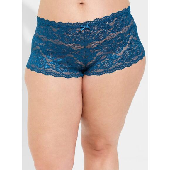 Torrid 6x 6 NWT Panty Simply Lace Mid-Rise Cheeky Panty - Picture 2 of 4